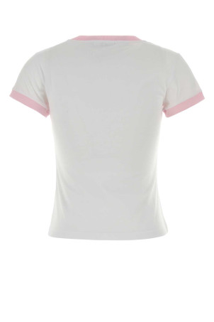 Біла бавовняна футболка Blue GANNI (A1050144)