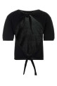 Black cotton top GANNI (A1070257)