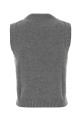Grey wool blend vest Gray GANNI (A1070269)