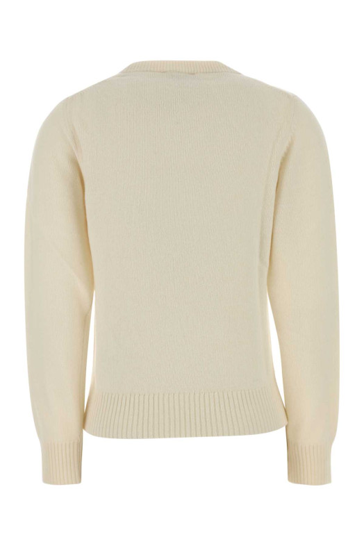 Ivory wool blend sweater GANNI (A1070275)