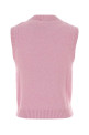 Pink wool blend vest GANNI (A1070278)
