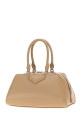 Небольшая кожаная сумка Antigona East-West бежевого цвета с золотыми элементами от GIVENCHY (BB5130B2EN)
