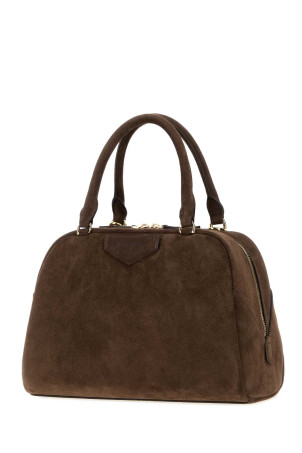 Коричневая замшевая сумка среднего размера Antigona East-West Soft от GIVENCHY (BB515CB2DM)