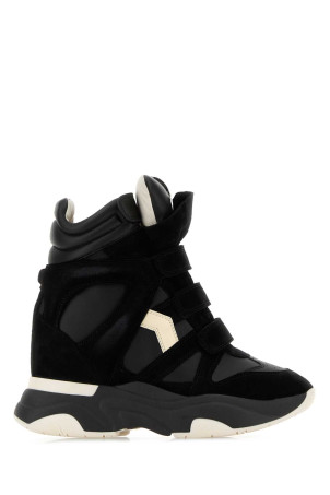 Black suede and leather Balskee sneakers ISABEL MARANT (BK0009FAA1E17S)