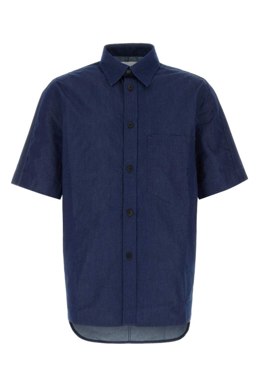 Camicia in chambray blu Black GIVENCHY (BM617Q517D)