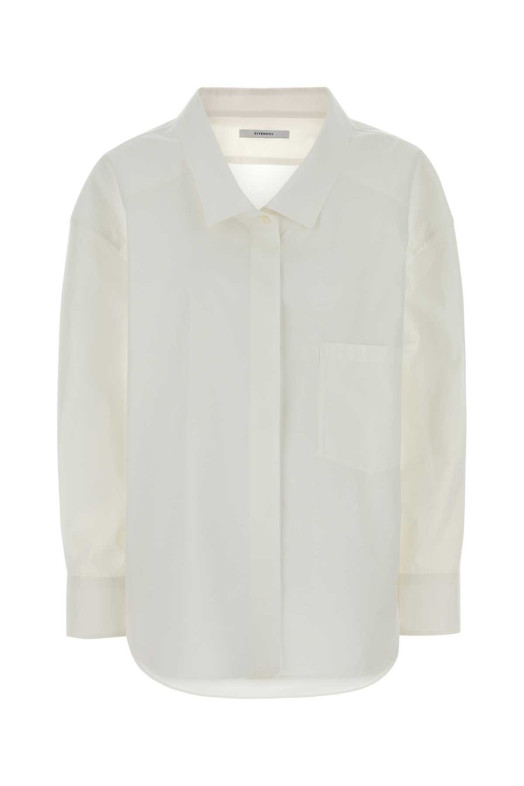 White poplin shirt White GIVENCHY (BW61LE1642)