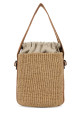 Beige raffia bucket bag CHLOE (CHC23AS381L18)