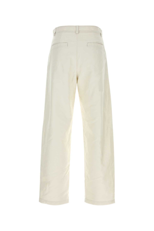 Хлопковые брюки цвета слоновой кости A.P.C. (COHOIH08028)