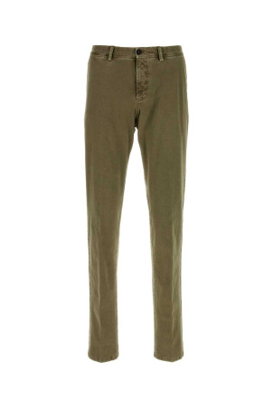 Army green stretch cotton pant PT TORINO (COVT1MZ00RWLRS81)