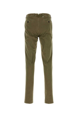 Army green stretch cotton pant PT TORINO (COVT1MZ00RWLRS81)