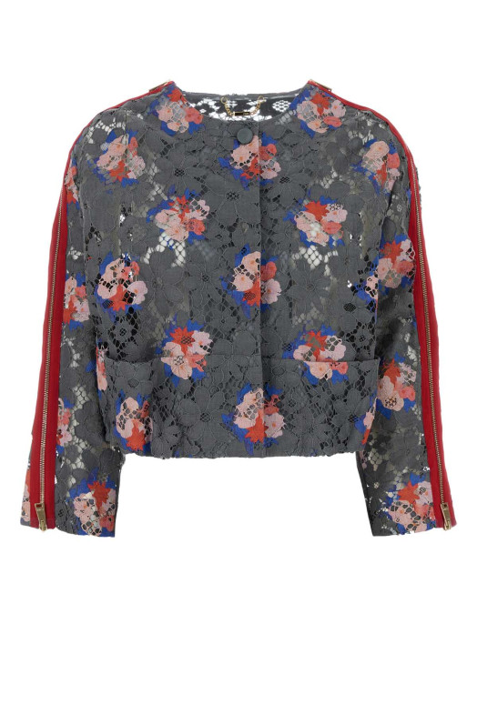 Блейзер с кружевным принтом FENDI (FJ7736AW9E)