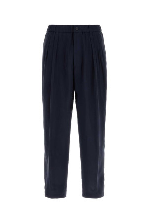 Navy blue twill pant GIORGIO ARMANI (GM003358TE15224)