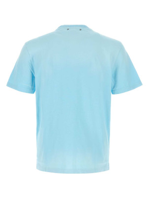 Light-blue cotton t-shirt GOLDEN GOOSE DELUXE BRAND (GMP01220P002368)