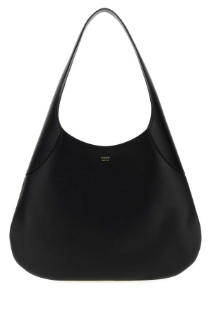 Чорна шкіряна сумка для покупок Joan, багатоколірна, KHAITE (H1044875L875)