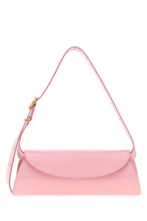 Невелика шкіряна сумка через плече «Канноло» рожевого кольору від JIL SANDER (J07WD0023P4840)