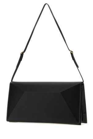 Black leather medium File shoulder bag JIL SANDER (J08ZH0099P9077)