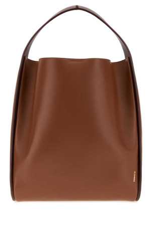 Сумка-бакет «Pivot» з карамельної шкіри JIL SANDER (J08ZH0102P9166)