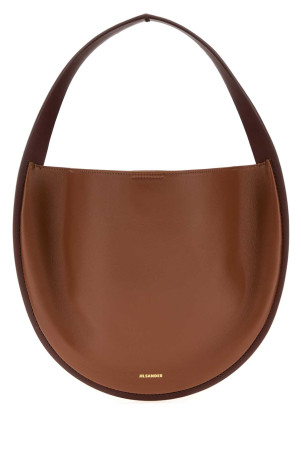 Сумка через плече Pivot з шкіри кольору карамелі від JIL SANDER (J08ZH0103P9166)