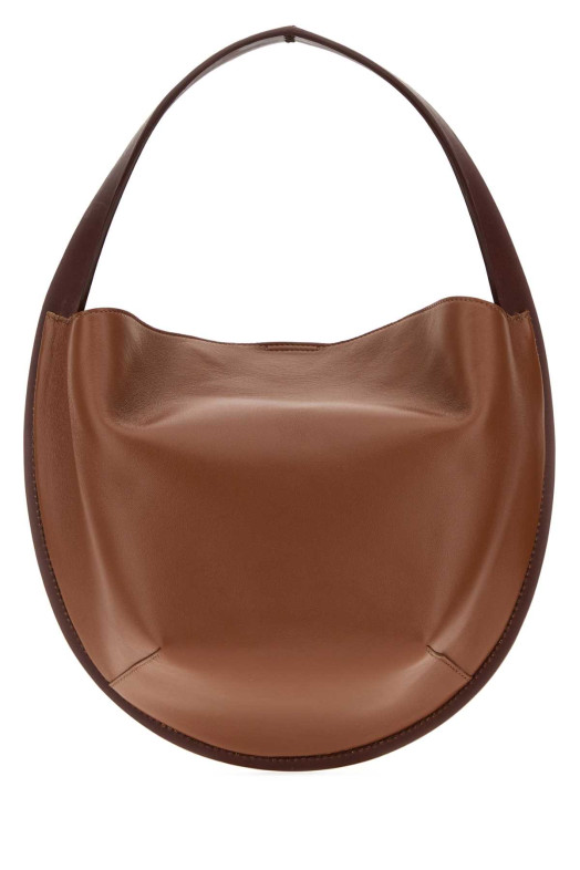 Сумка через плечо Pivot из кожи цвета карамели JIL SANDER (J08ZH0103P9166)