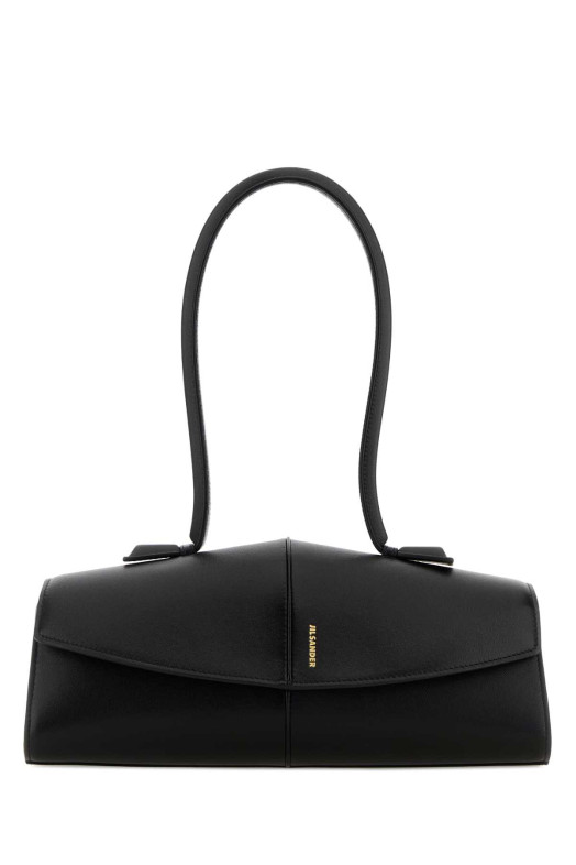 Black leather Linea shoulder bag JIL SANDER (J08ZH0104P9079)
