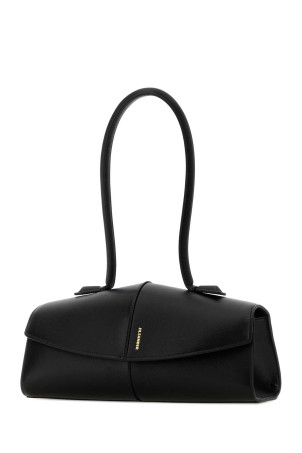 Black leather Linea shoulder bag JIL SANDER (J08ZH0104P9079)