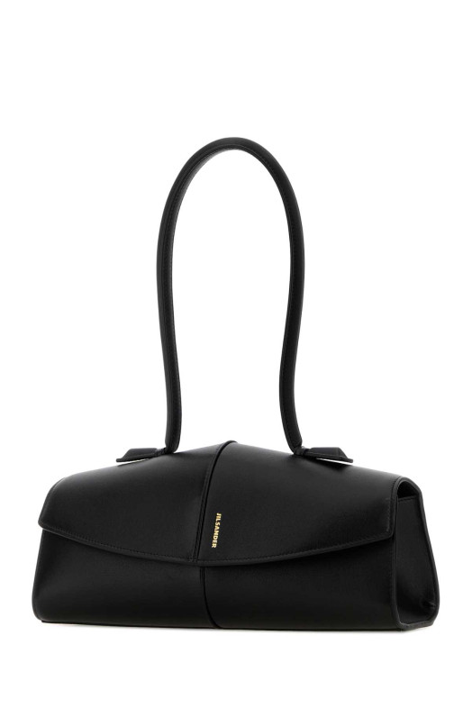 Black leather Linea shoulder bag JIL SANDER (J08ZH0104P9079)