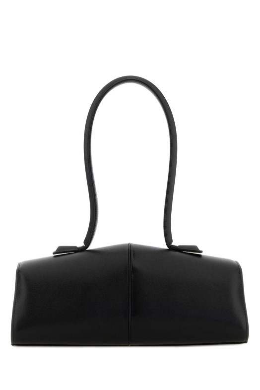 Black leather Linea shoulder bag JIL SANDER (J08ZH0104P9079)