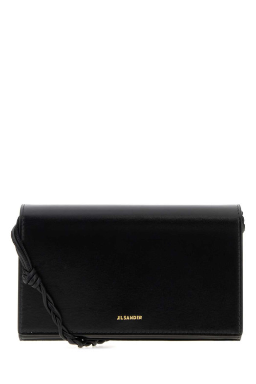 Black leather Tangle wallet JIL SANDER (J10VL0023P4841)
