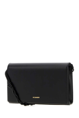 Black leather Tangle wallet JIL SANDER (J10VL0023P4841)
