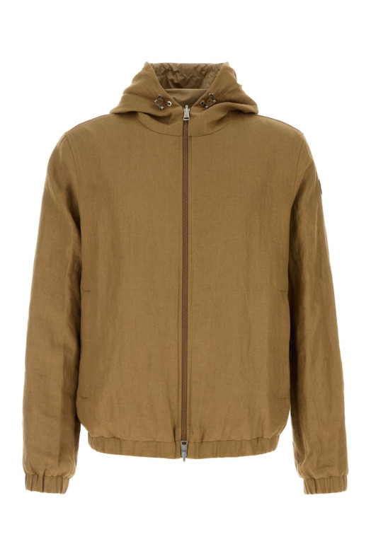 Camel linen Duguay reversible jacket MONCLER (L10911A00163598J4)