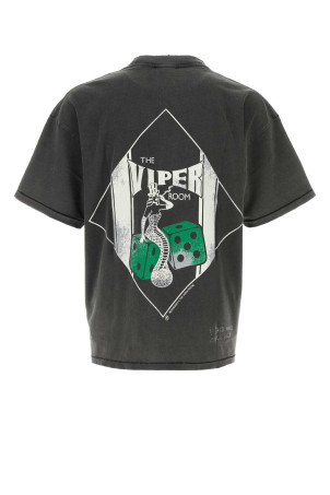 Хлопковая футболка цвета «антрацит» REPRESENT (MLM100598)