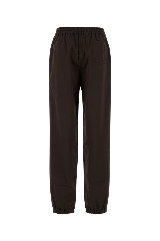 Chocolate twill joggers MIU MIU (MP1975SOOO19CT)
