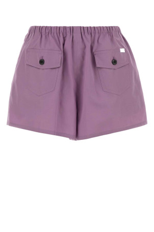 Lilac poplin shorts PRADA (P235KSOOO1XV2)