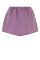 Lilac poplin shorts PRADA (P235KSOOO1XV2)