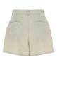 Хлопковые шорты цвета слоновой кости LEMAIRE (PA1304LF1531)