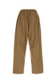 Штаны с широкими брючинами из хлопка цвета «бисквит» LEMAIRE (PA1310LF1594)