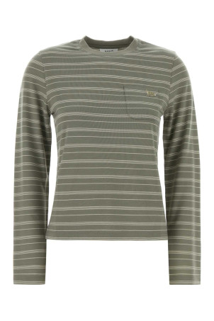 Embroidered lyocell t-shirt MAISON KITSUNE (QW00106KJ7034)