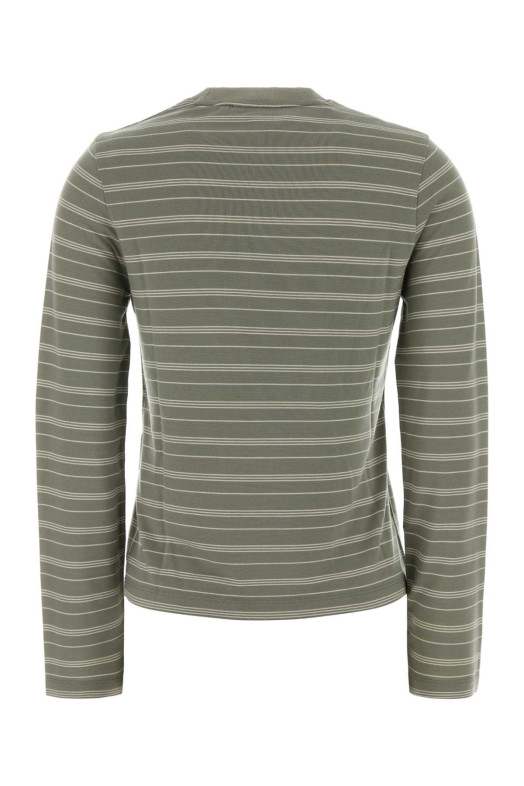 Embroidered lyocell t-shirt MAISON KITSUNE (QW00106KJ7034)