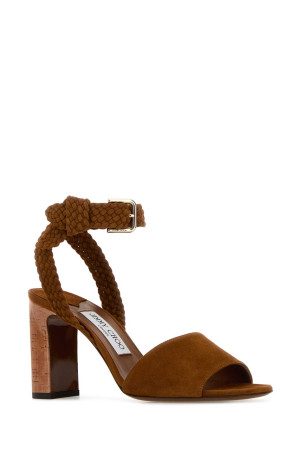 Caramel suede Rori 85 sandals JIMMY CHOO (RORI85ZKJ)