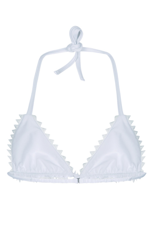 Топ с пико-отделкой Blue JACQUEMUS (TOW00886AJ00135)