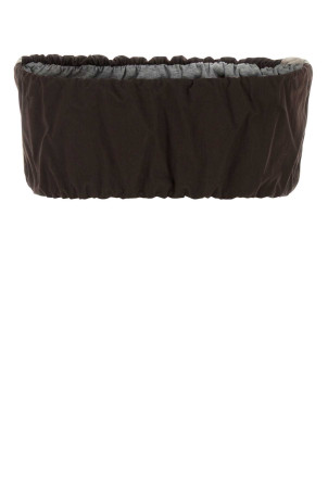 Brown twill top MIU MIU (TP9163SOOO19CT)