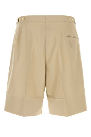Sand cotton bermuda shorts PRADA (UP0423SOOO19AM)