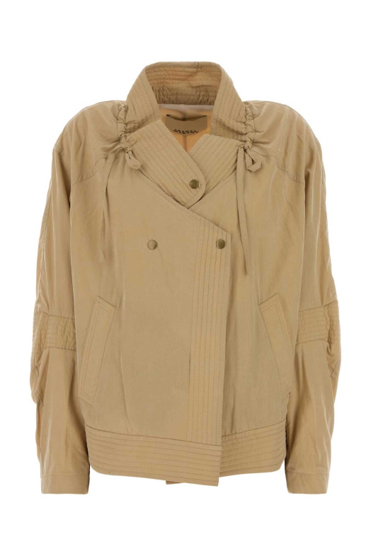 Бежевая куртка Theresa из лиоцелла ISABEL MARANT (VE0668FBD2G01I)