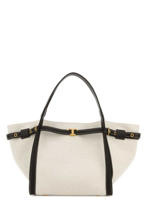 White canvas small shopping bag TOD'S (XBWTIMAT200U6J)