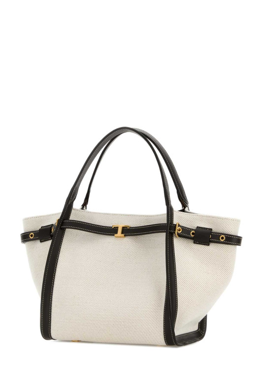 Небольшая белая холщовая сумка для покупок TOD'S (XBWTIMAT200U6J) TOD'S