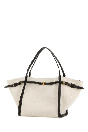White canvas medium shopping bag TOD'S (XBWTIMAT300U6J)