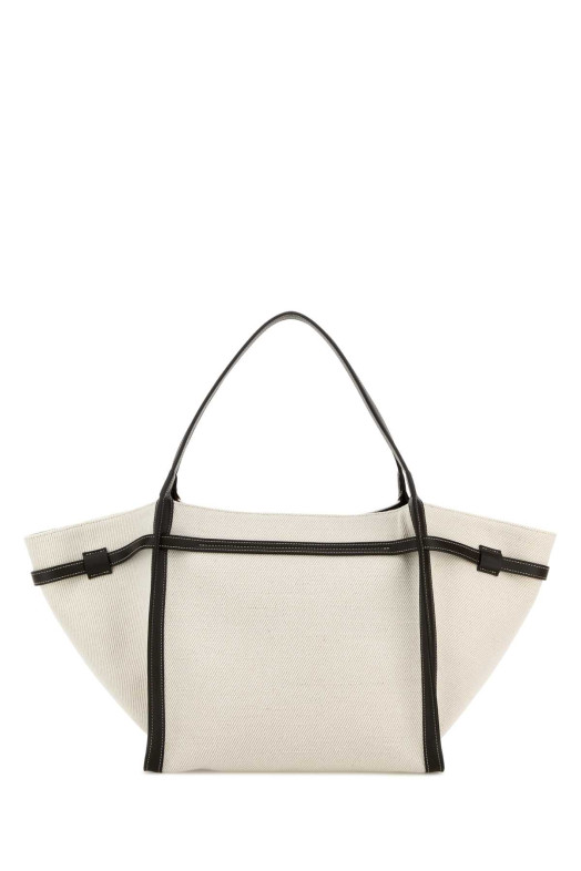 Белая холщовая сумка среднего размера TOD'S (XBWTIMAT300U6J) TOD'S