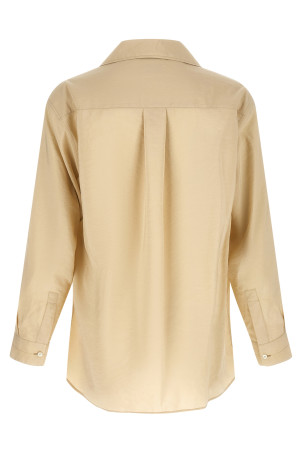 Сорочка з відкладним коміром, бежева LEMAIRE SH1233LF1308BG235
