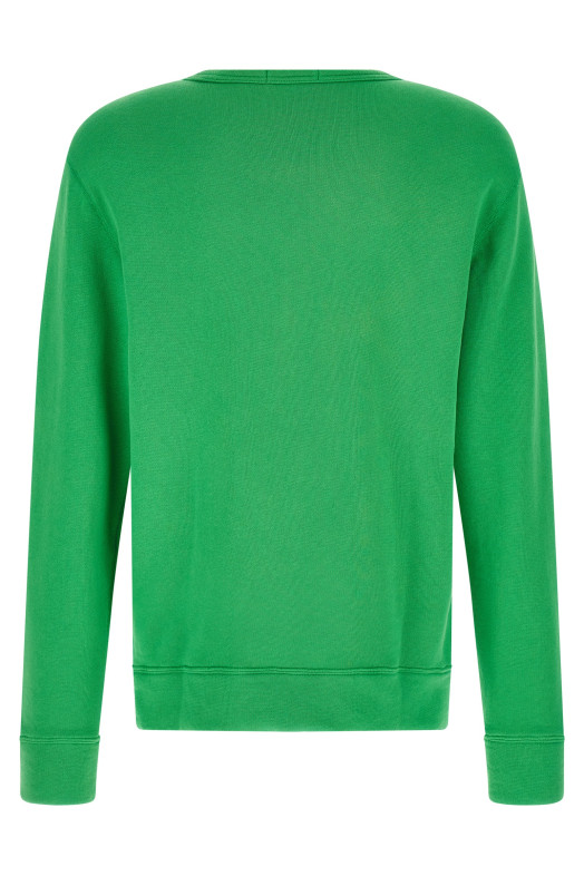 Хлопковая толстовка с капюшоном, зеленая POLO RALPH LAUREN 710A12485003