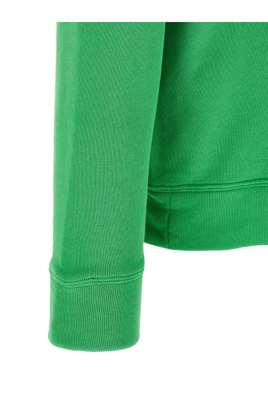 Хлопковая толстовка с капюшоном, зеленая POLO RALPH LAUREN 710A12485003